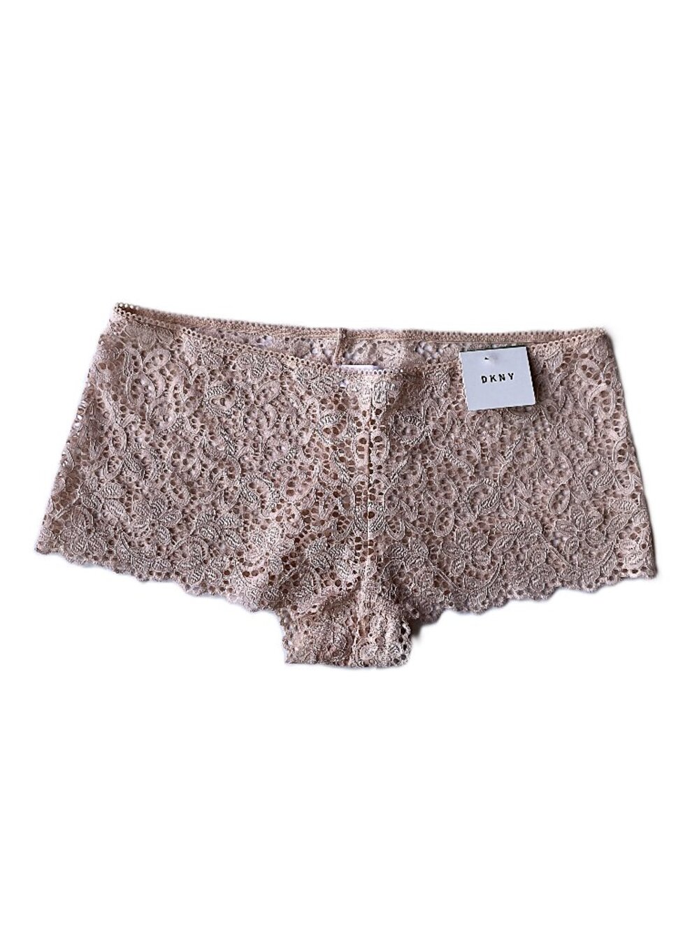 DKNY Intimates All Lace Boyshorts. Size L NEW Never Used